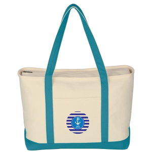 Large Starboard Cotton Canvas Tote Bag