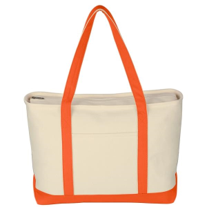 Large Starboard Cotton Canvas Tote Bag