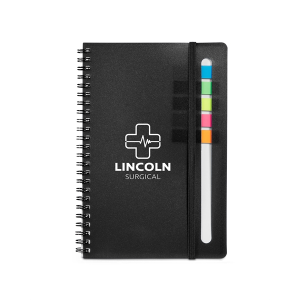 Semester Spiral Notebook With Sticky Flags