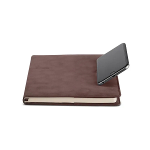 Leeman Nuba Cover With Phone Stand Refillable Journal 6.3''X 8.39''