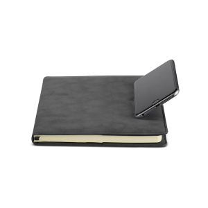 Leeman Nuba Cover With Phone Stand Refillable Journal 6.3''X 8.39''