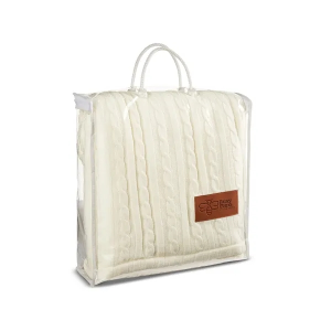 Leeman™ Cable Knit Sherpa Throw